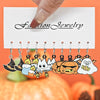 Halloween Skeleton Ghost Magic Hat Ear Cuff Creative Funny Personalized Earring Zinc Alloy Unisex Jewelry Accessory