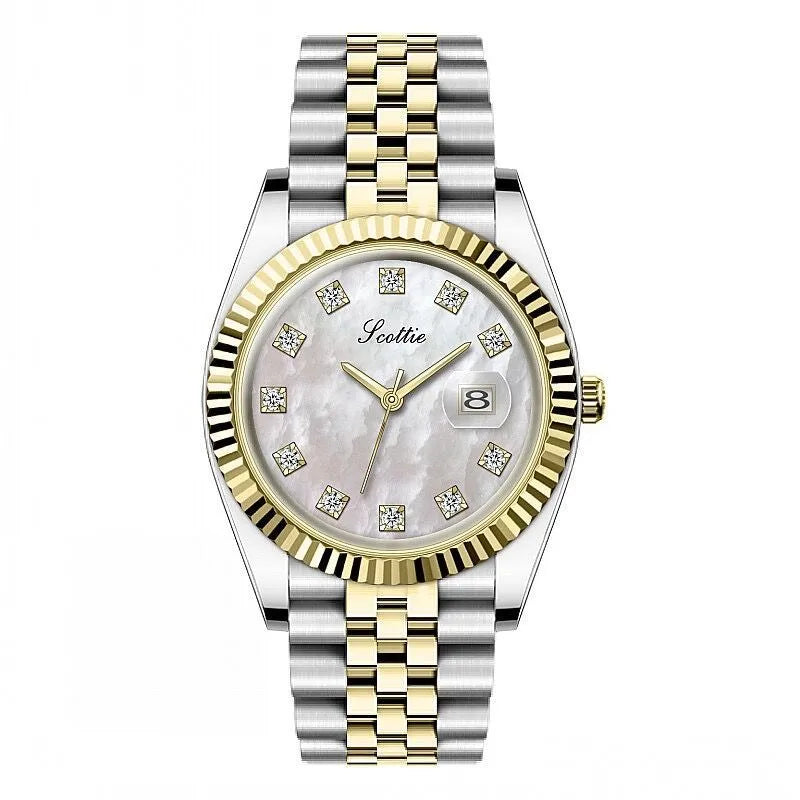 scottie7590 poetry Gaudi women's watch steel belt calendar women's watch waterproof chattering live