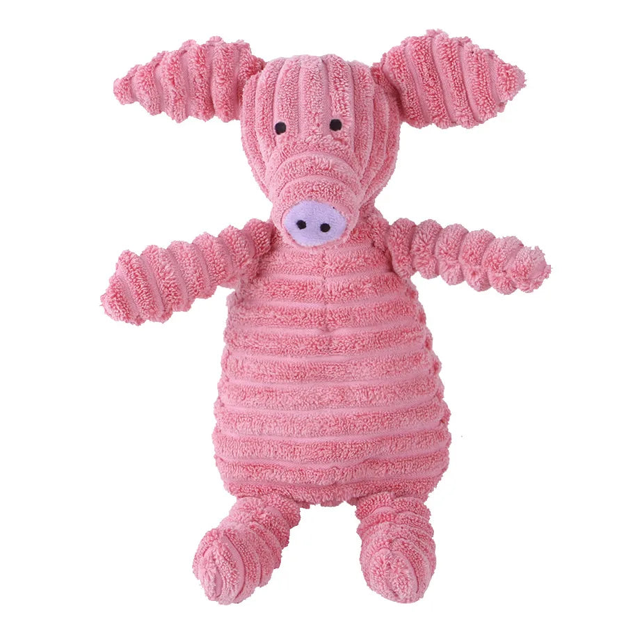 cute cloth animal pet toys