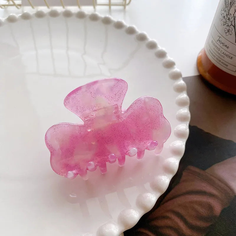 Dove Acetate Hair Accessories New Style Medium Size Half Updo Hair Clip Simple Shark Bite Hairpin For Women