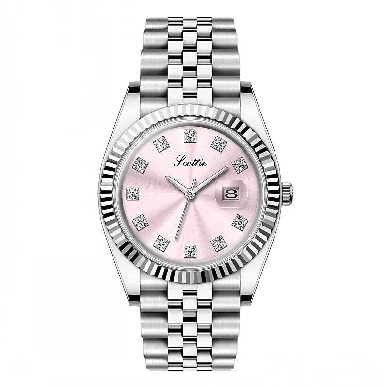 scottie7590 poetry Gaudi women's watch steel belt calendar women's watch waterproof chattering live