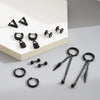 1 Set IG Style Simple Style Geometric Plating Alloy Earrings