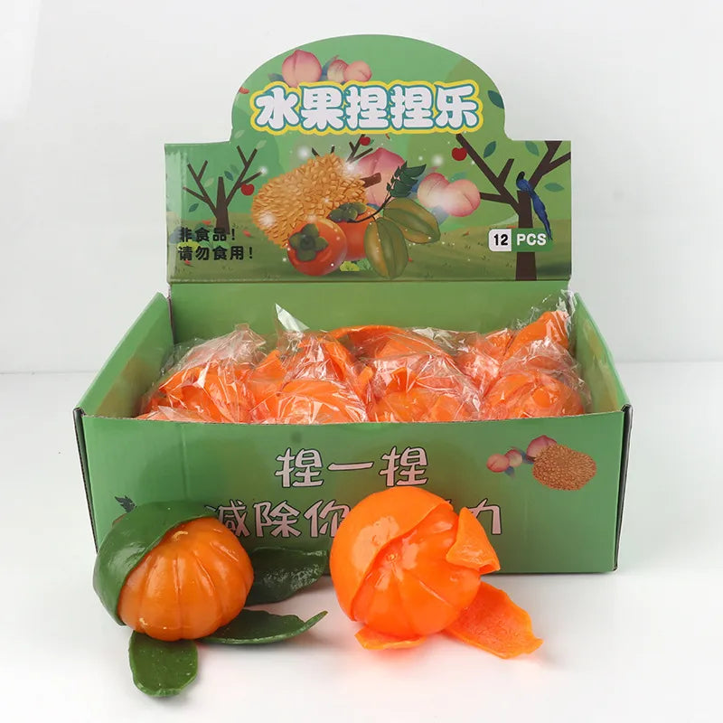 Cartoon Vegetable plastic squishy toy