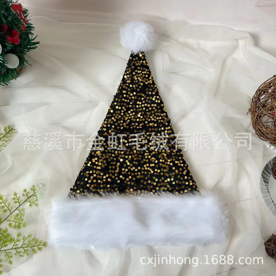 Christmas Basic Simple Style Color Block Nonwoven Party Festival christmas hat