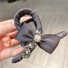 New Style Sweet Forest System Hair Clip Super Fairy Fabric Butterfly Knot Simple Back Of Head Bun Clip Casual Fashion Women Claw Hair Clip