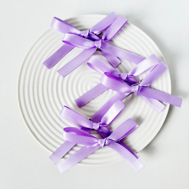 Cute Preppy Style Women's Bow Knot Synthetic Fibre Alloy Bowknot Hair Clip