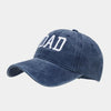 Unisex Elegant Simple Style Letter Embroidery Curved Eaves Baseball Cap