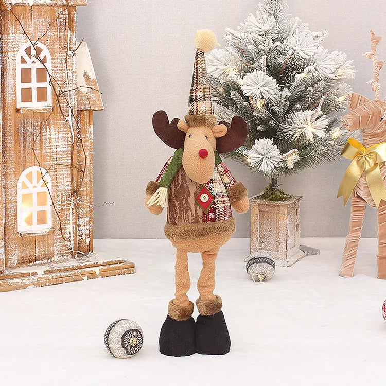Christmas Fashion Snowman Elk Cloth Nonwoven Party Ornaments