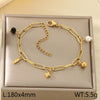 IG Style Vintage Style Cherry Ocean Butterfly 304 Stainless Steel 18K Gold Plated Paperclip Chain Bracelets In Bulk