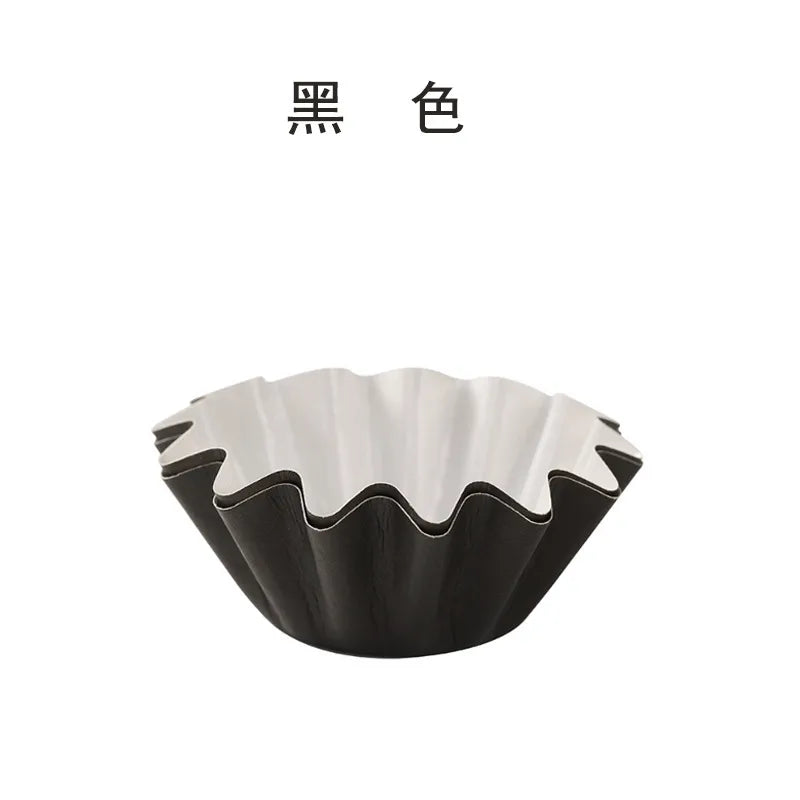 simple style solid color paper cake cups