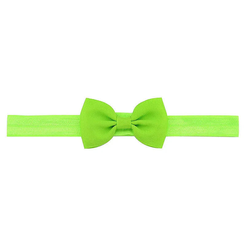 Explosive New Hairband Simple  Kidsren's Multi-color Optional Bow Rib Single Knot Headband  Hot Sale