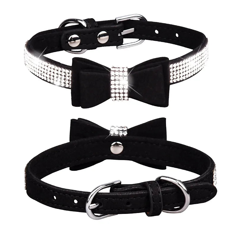 1 Piece All Seasons Simple Style Classic Style Microfiber Solid Color Pet Collar