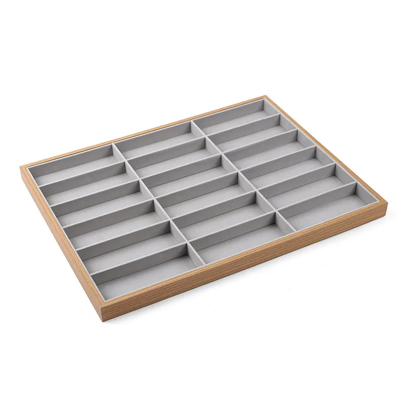 1 Piece Density plate Wood Simple Style Classic Style Square Glasses Display Plate Jewelry Rack