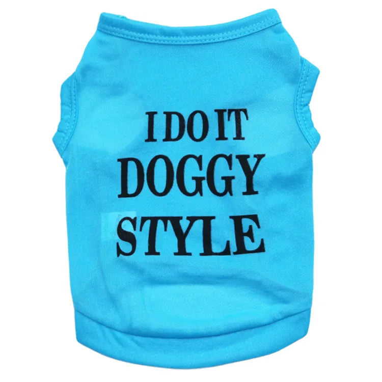 Casual Polyester Letter Pet Clothing