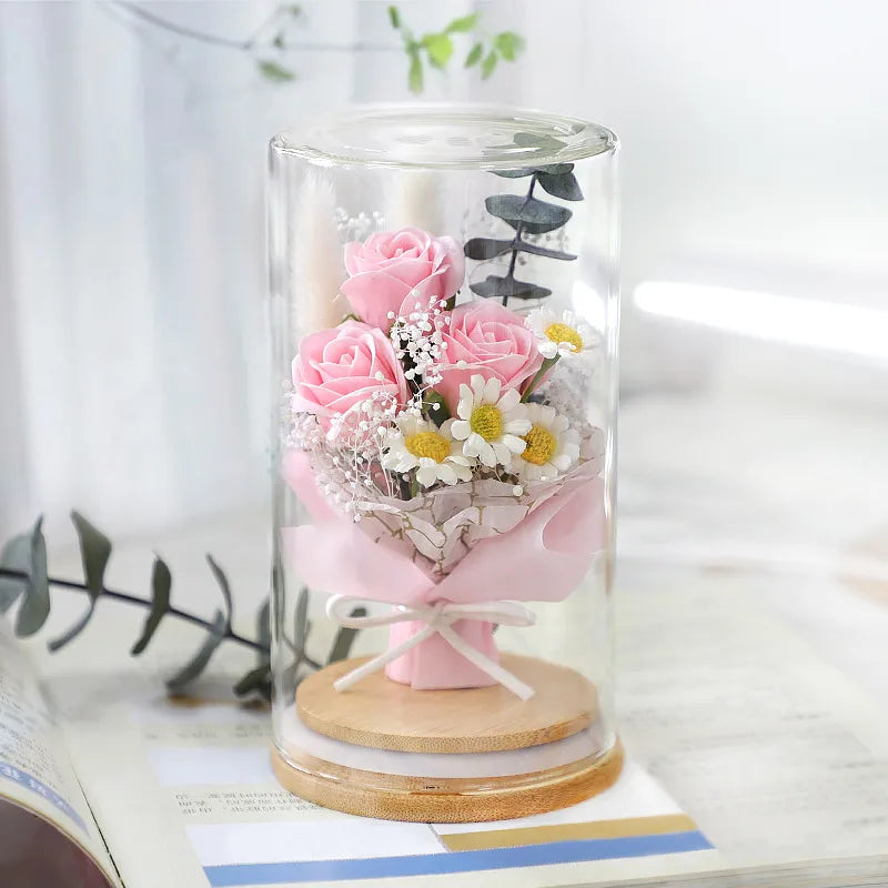 Valentine'S Day Romantic Multicolor Soap Flower Artificial flowers
