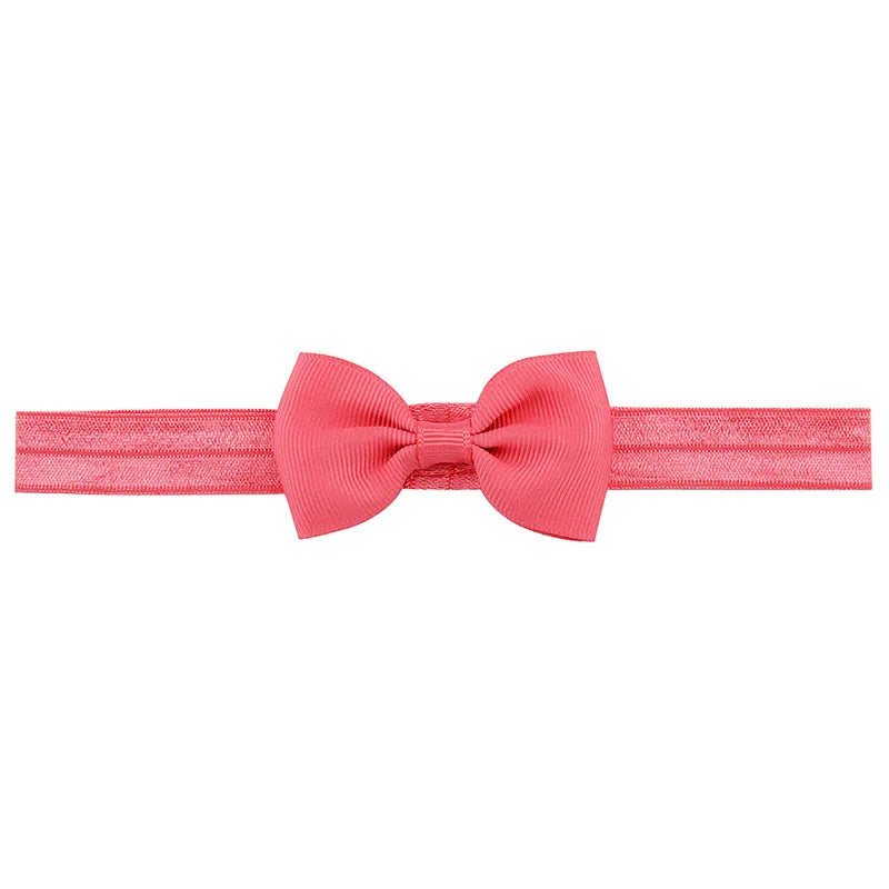 Explosive New Hairband Simple  Kidsren's Multi-color Optional Bow Rib Single Knot Headband  Hot Sale