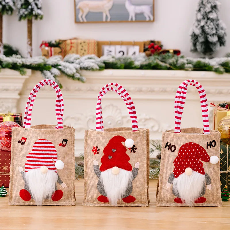 Christmas Retro Rudolf Nonwoven Polyester Party Gift Wrapping Supplies