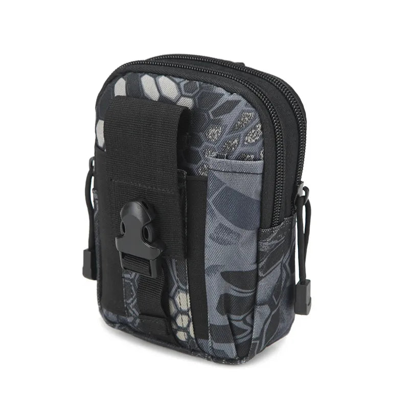 Unisex Simple Style Camouflage Nylon Waist Bags