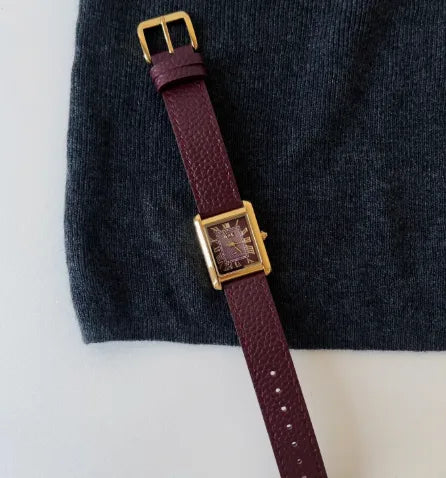 Retro Classic Style Geometric Buckle Quartz Watch Women's Watches