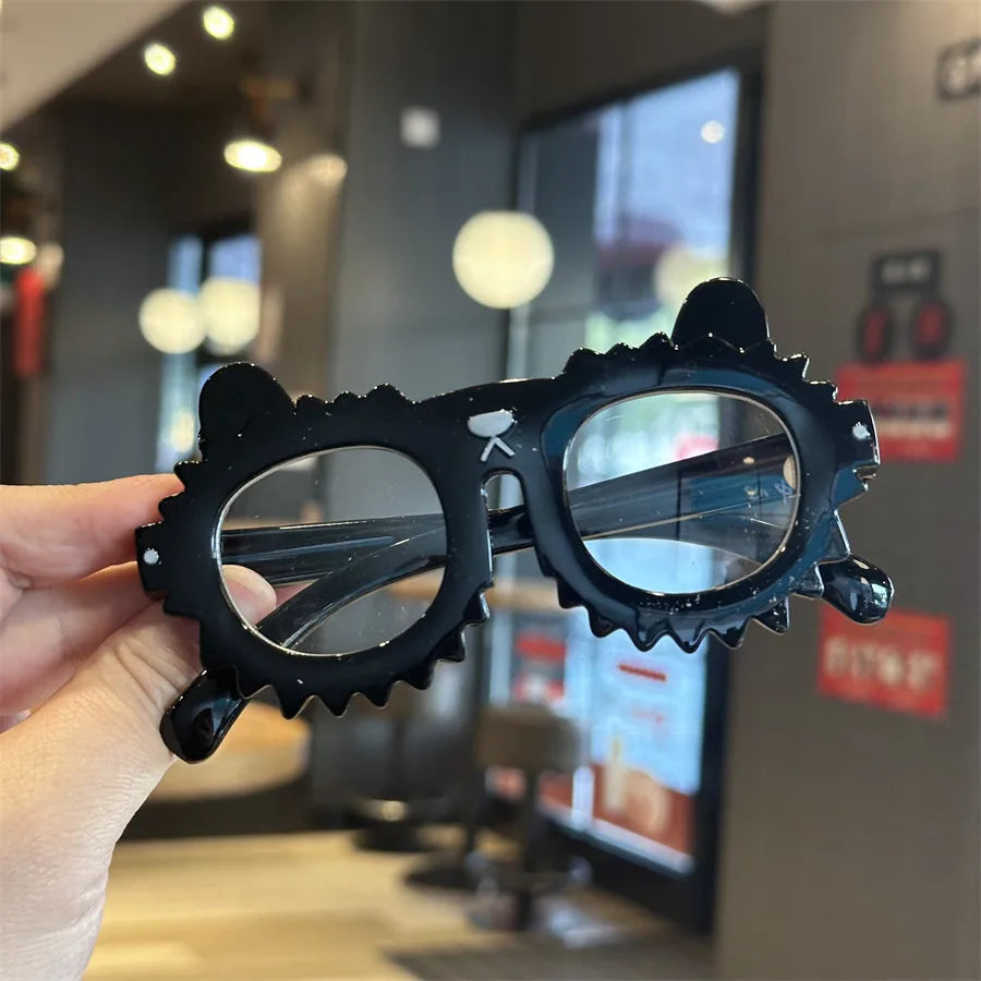 Little Bear Color Lens Children's Funny Sunglasses Cute Cartoon Kitten Sunglasses Anti-Uv Baby Glasses