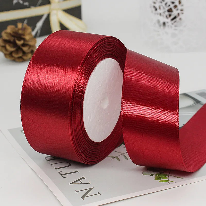 Modern Style Solid Color Polyester Holiday Wedding Birthday Party Supplies Gift Wrapping Supplies 1 Roll