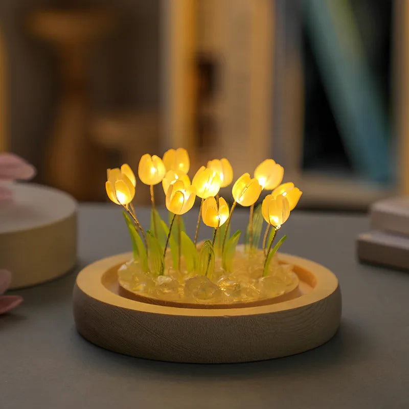 casual romantic floral glass artificial decorations