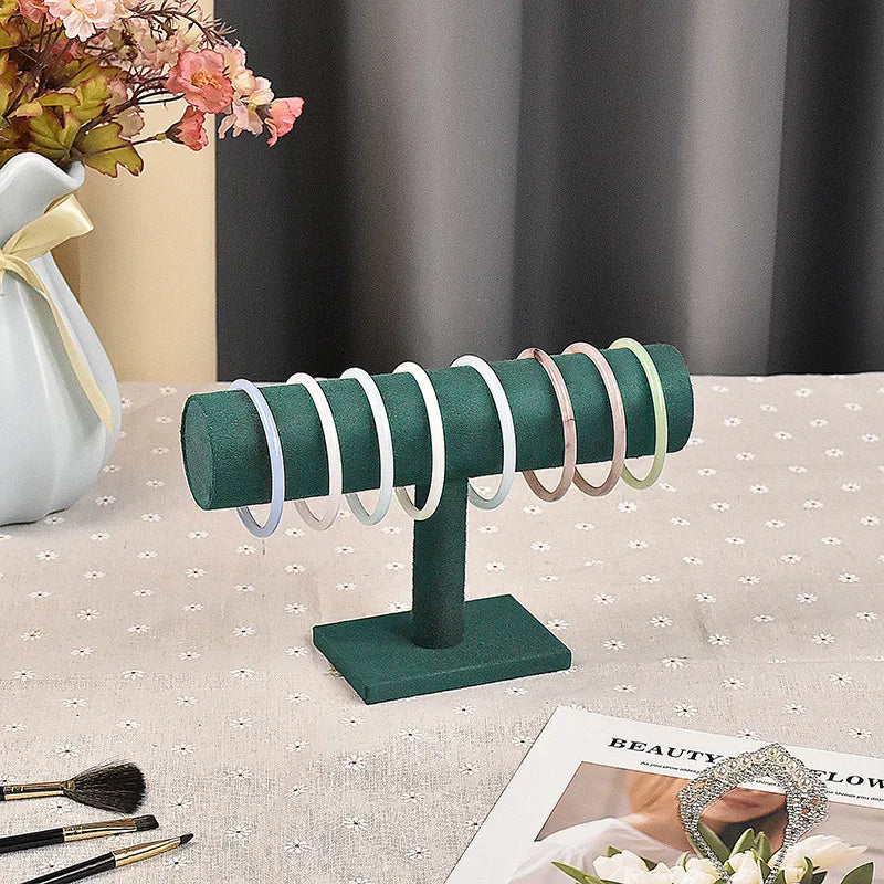 1 Piece Leather Flannel Modern Style Simple Style Solid Color Jewelry Display Jewelry Rack