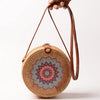 Special Sale Rattan Ins Butterfly Bag Mori Style Vintage Artistic Handmade Flower Petal Bag Woven Bag PU Belt