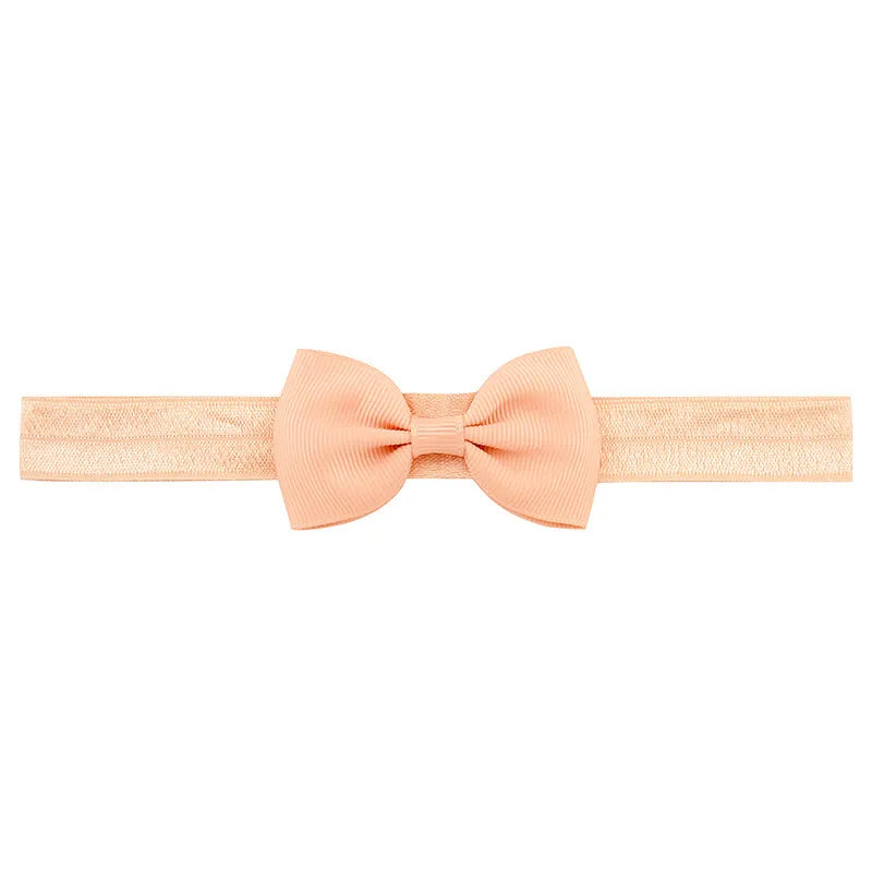 Explosive New Hairband Simple  Kidsren's Multi-color Optional Bow Rib Single Knot Headband  Hot Sale