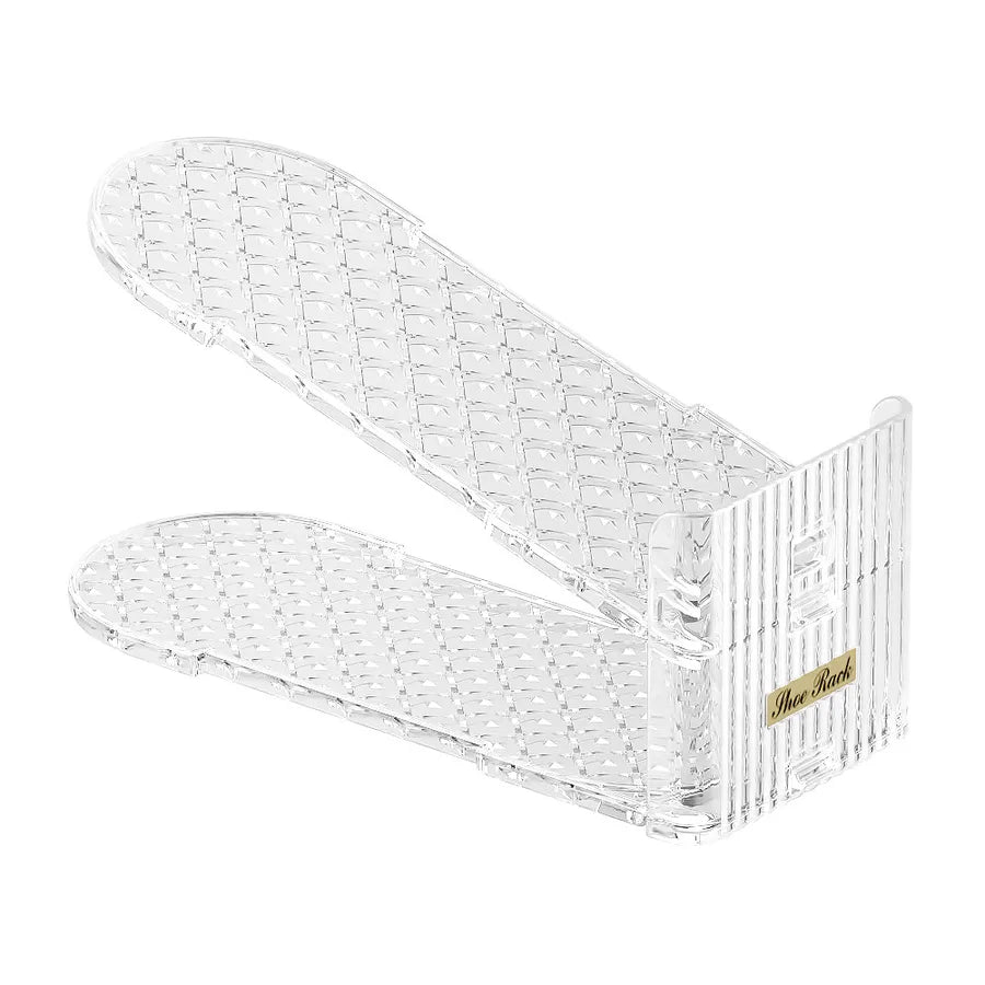 New adjustable simple shoe rack wholesale plastic dormitory household shoe cabinet double-layer thickened slippers storage integrated shoe holder