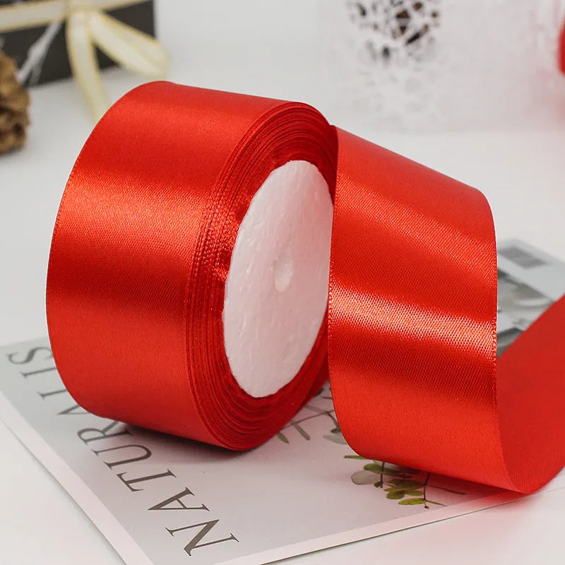 Modern Style Solid Color Polyester Holiday Wedding Birthday Party Supplies Gift Wrapping Supplies 1 Roll