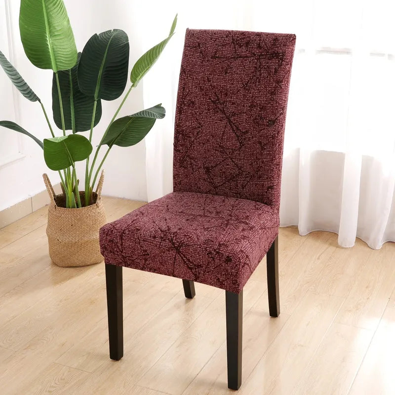 Chair Cover  Hotel Chair Cover Dining Chair Cover One-piece Elastic Chair Cover Office Computer Seat Cover