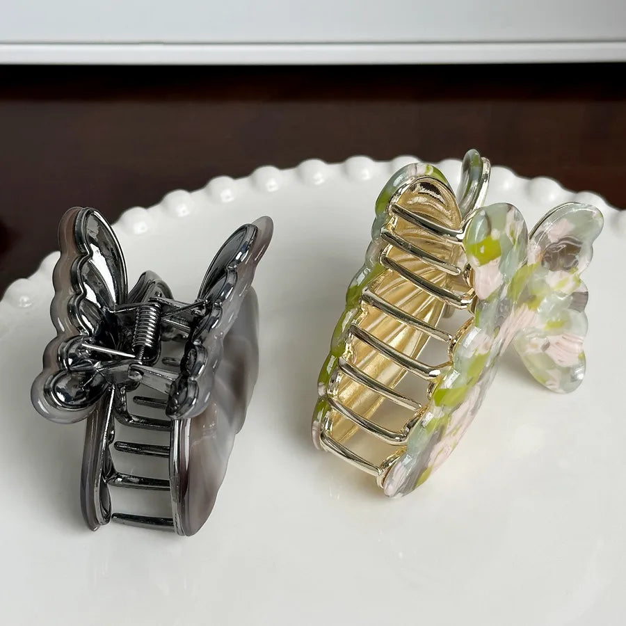 Casual Elegant Women's Butterfly Arylic Hair Claws