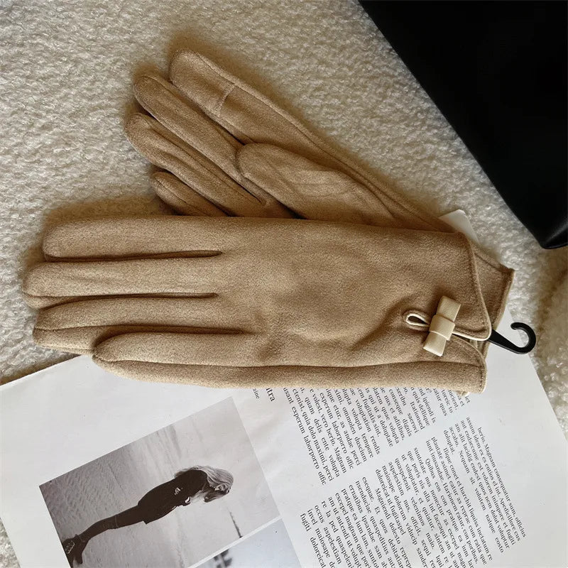 Women's Casual Elegant Simple Style Solid Color Gloves