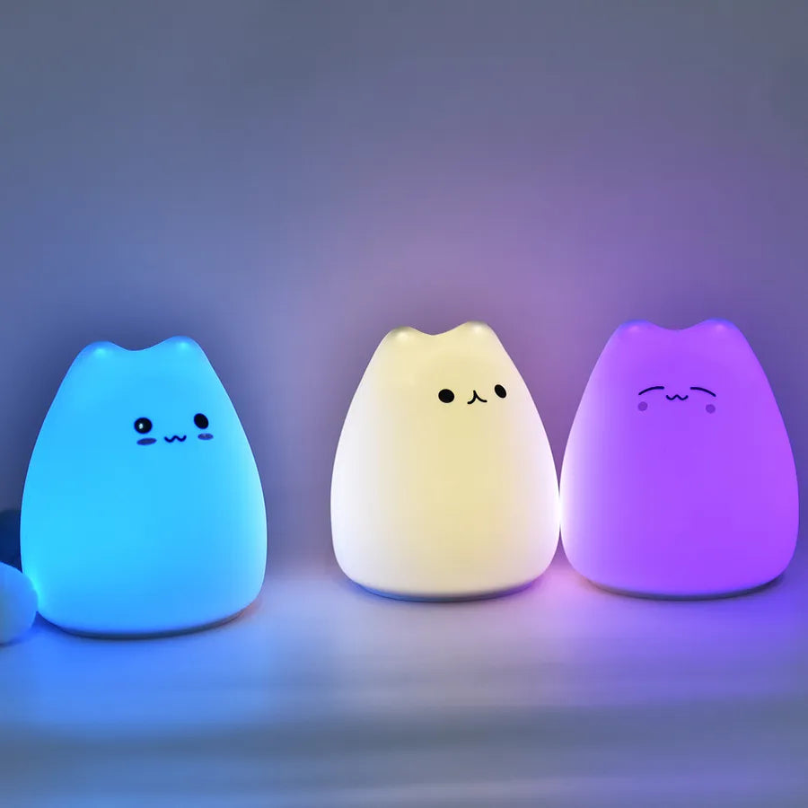 cute simple style cat silica gel artificial decorations