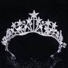fashion star alloy inlay crystal rhinestones crown 1 piece