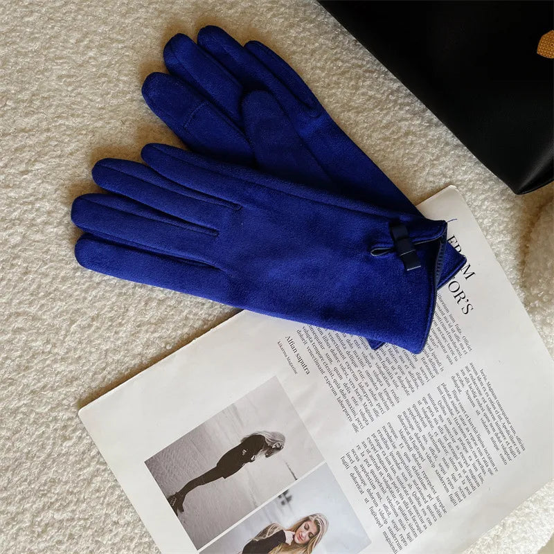 Women's Casual Elegant Simple Style Solid Color Gloves