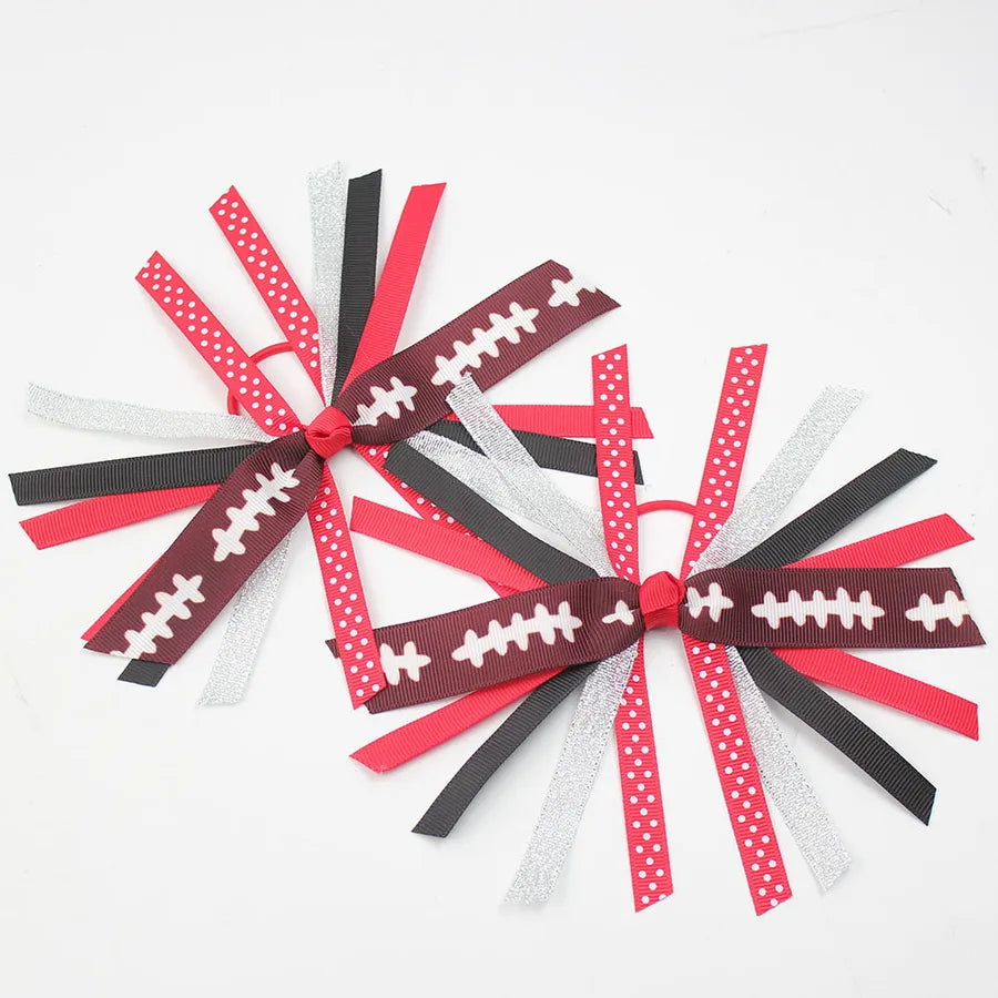 Europe and the United States New European Cup Stitching Hair Ring Fans Girl Handmade volleyball football printed head rope