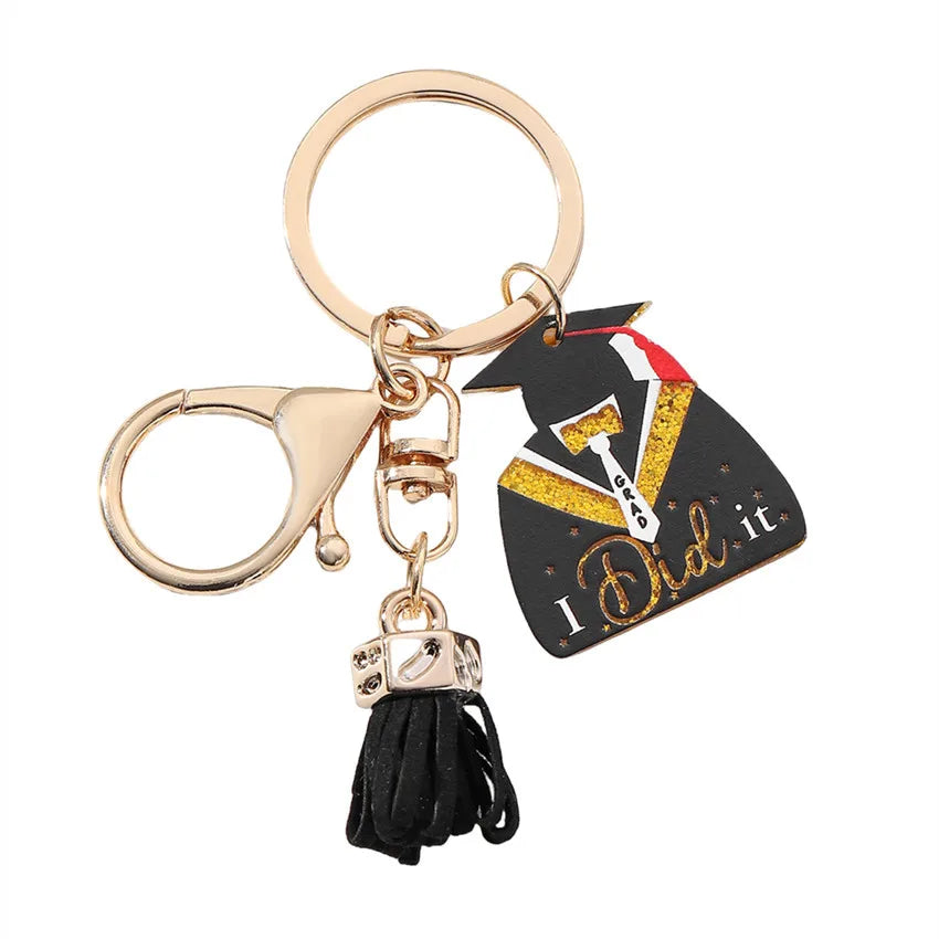 Simple Style Book Letter Star Arylic Unisex Keychain