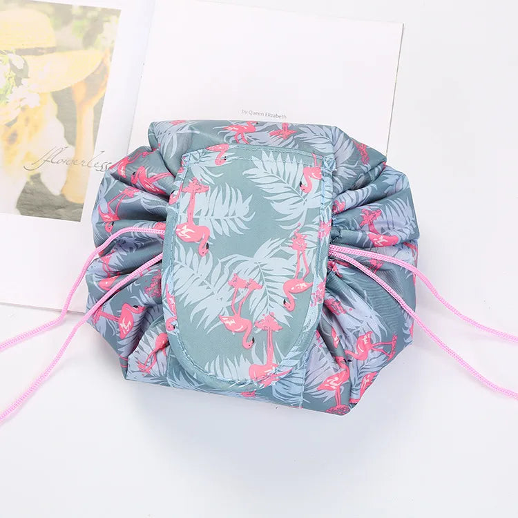 casual stripe flamingo feather oxford cloth travel bags