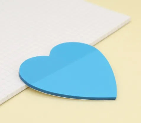 1 set solid color learning paper cute sticky note