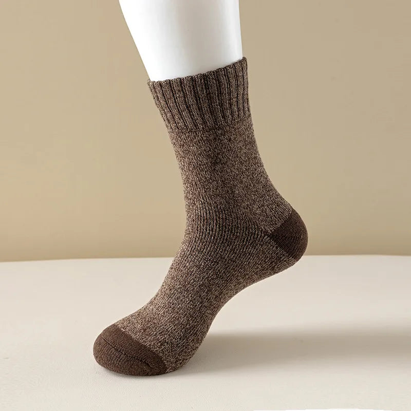 men's retro stripe solid color cotton ankle socks 1 set