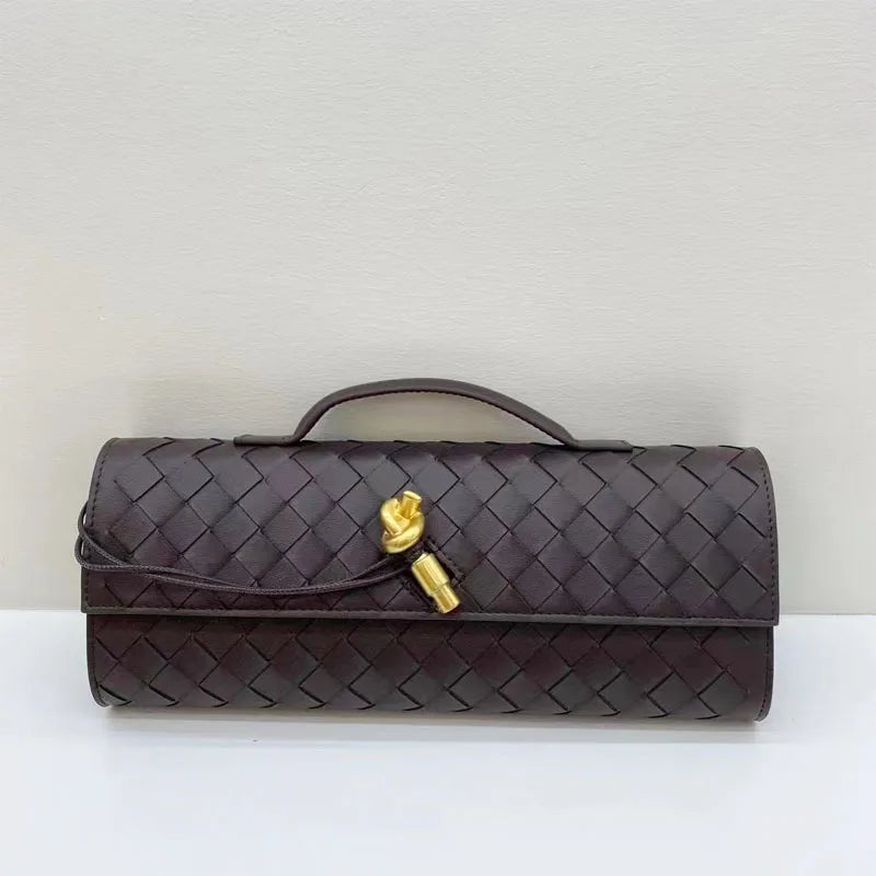 Women's Leather Solid Color Streetwear Square Flip Cover Envelope Bag