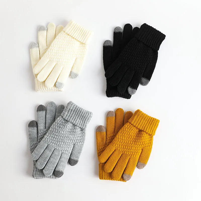 Unisex Basic Simple Style Solid Color Gloves