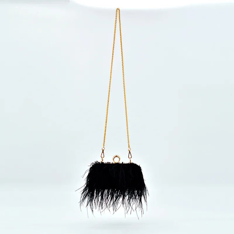 women's medium spring&summer plush fashion handbag