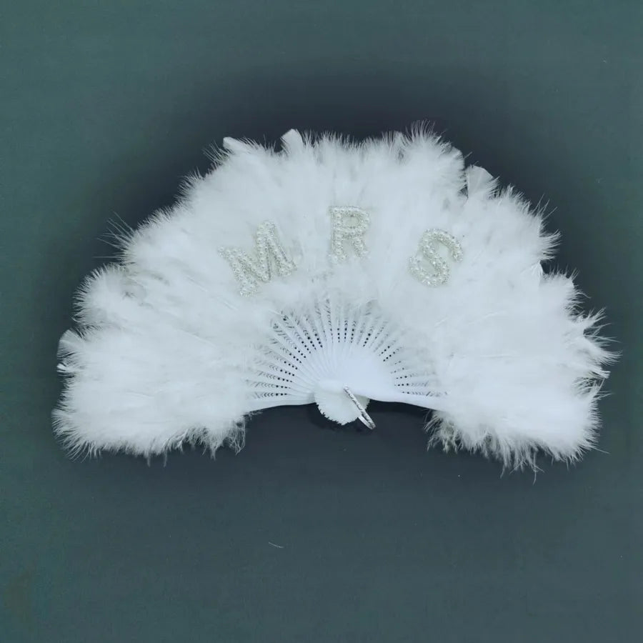 wedding season Elegant Wedding Streetwear Letter Feather Wedding Party