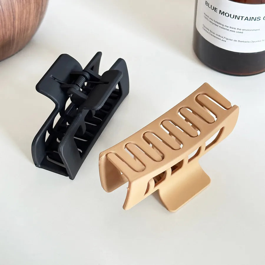 Women's Simple Style Geometric Plastic Resin Hair Claws