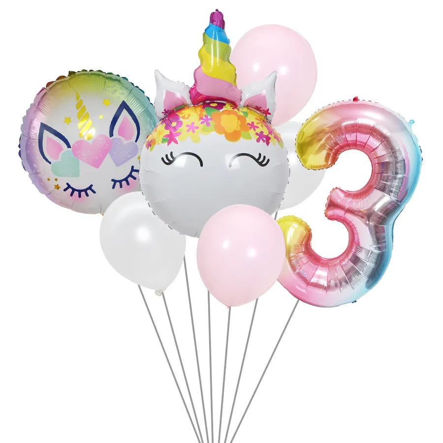 cute rainbow star  aluminum film home party carnival balloons