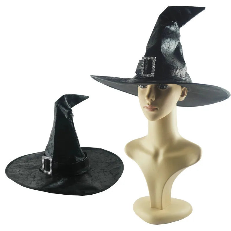 Halloween Cos Masquerade Party Hat Witch Witch Wizard's Hat Harry Hat Magic Hat Performance Cap