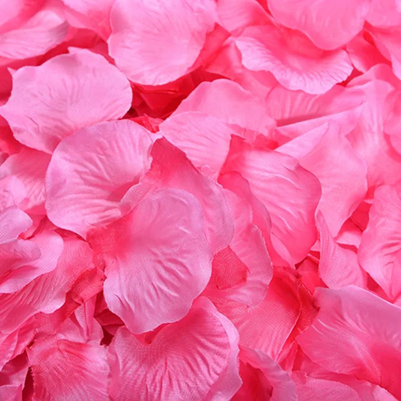 Non-woven 100 pieces of simulated petals rose petals wedding wedding room layout wedding supplies factory direct sales